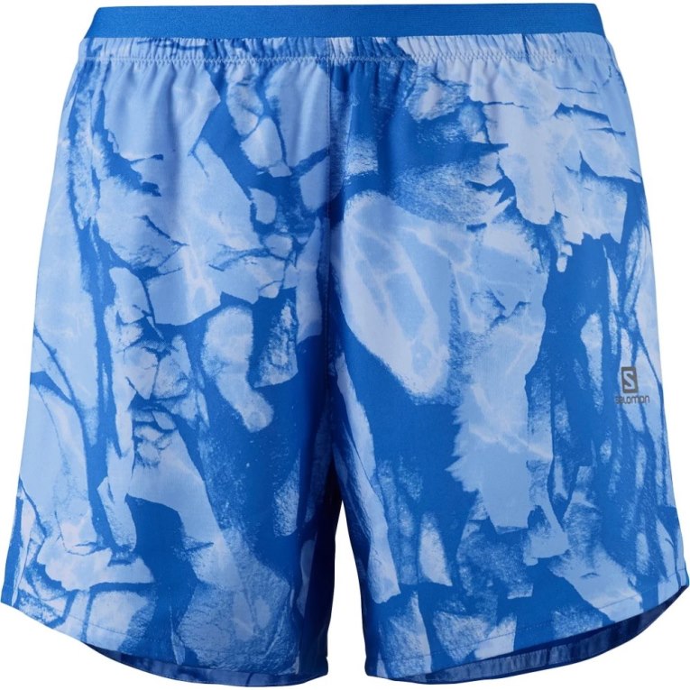 Salomon Cross 5'' Women's Running Shorts Blue | CA 35W20